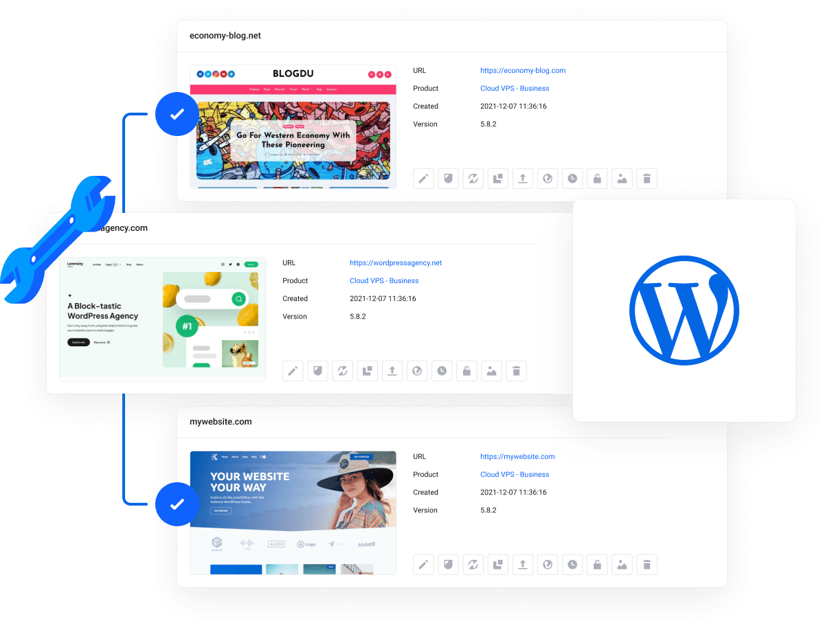 Panel de control de WordPress All in One